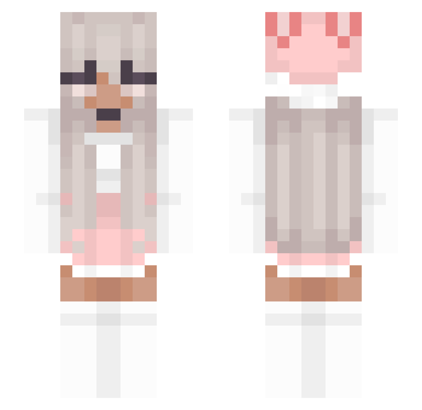 killrsen Minecraft skin, front and back view