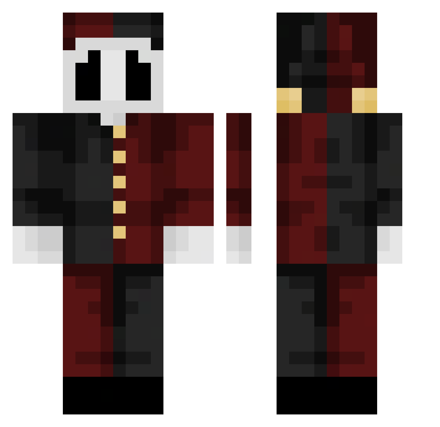 R0biin__ Minecraft skin, front and back view