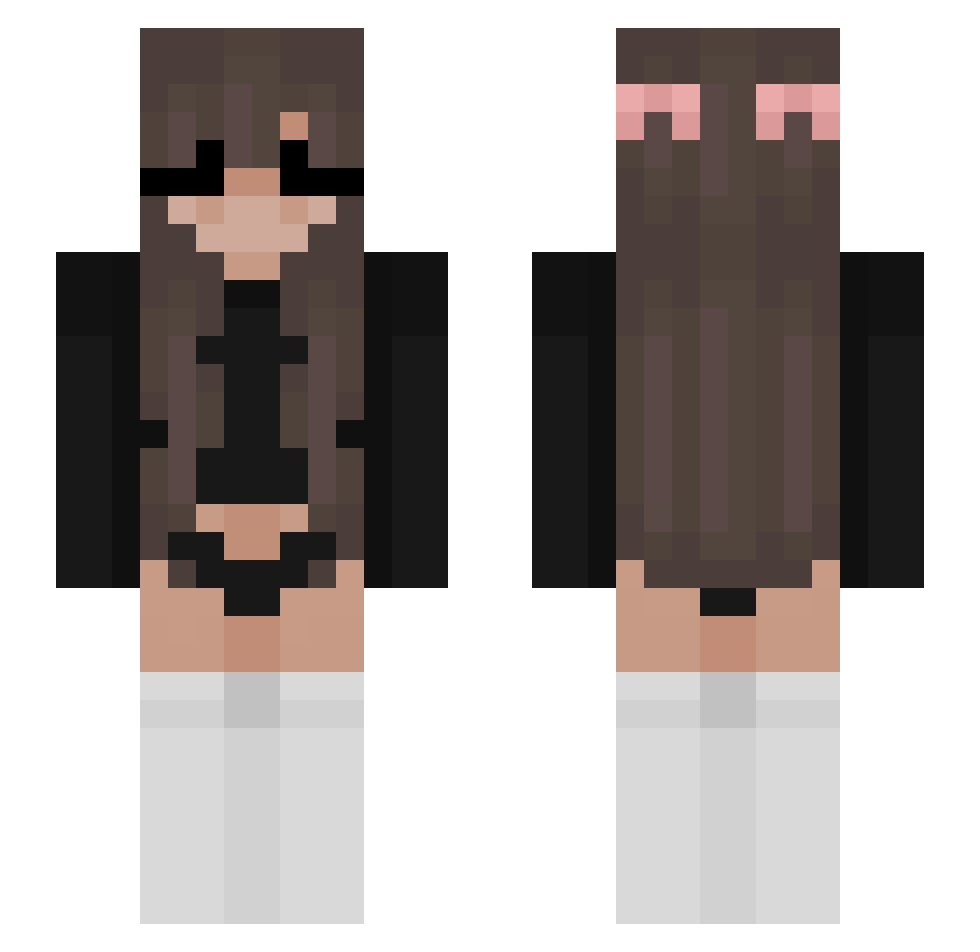 DamjanVelinovski Minecraft skin, front and back view