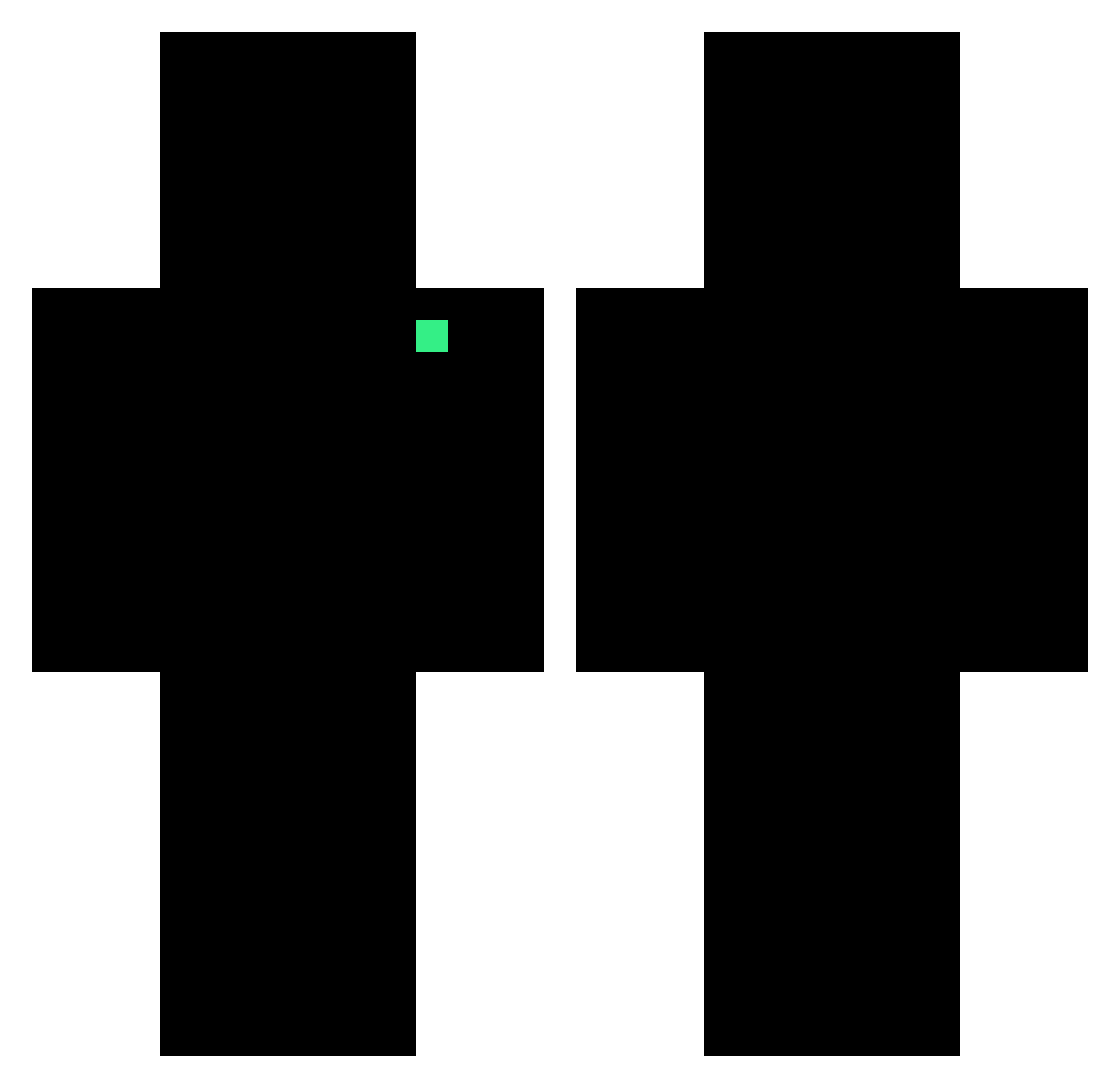 Danbtj Minecraft skin, front and back view