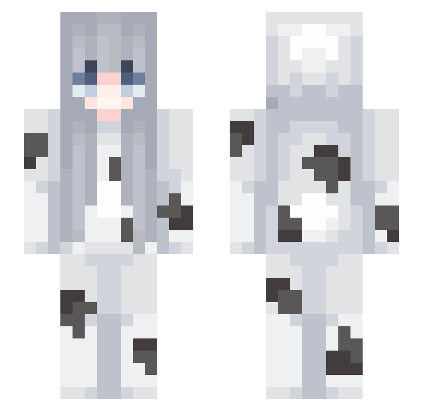 anyer404 Minecraft skin, front and back view