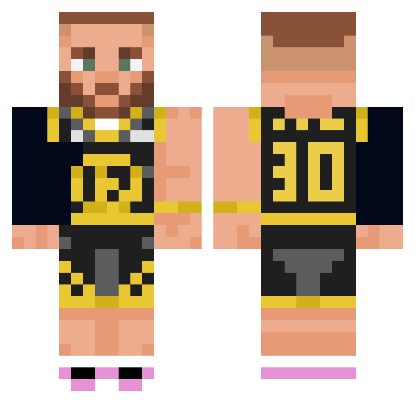 leonardoconlao Minecraft skin, front and back view