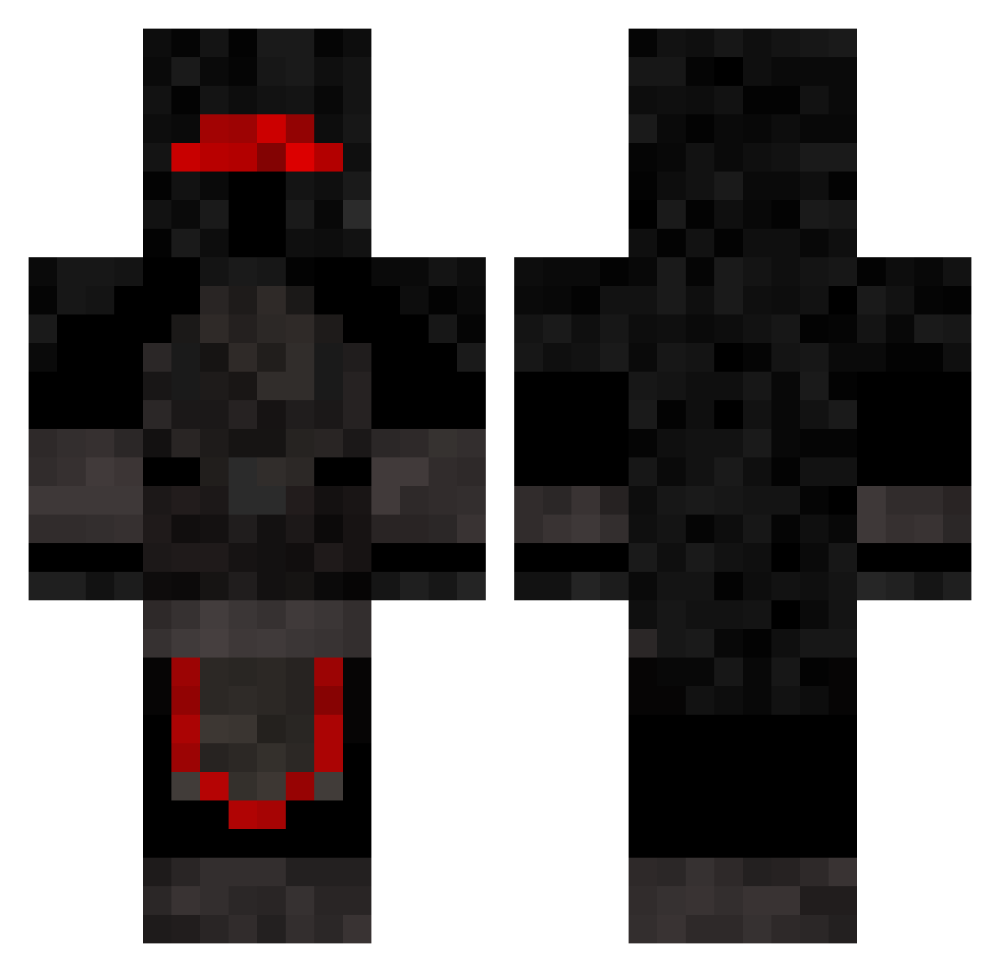 CYBER_Cookie01 Minecraft skin, front and back view