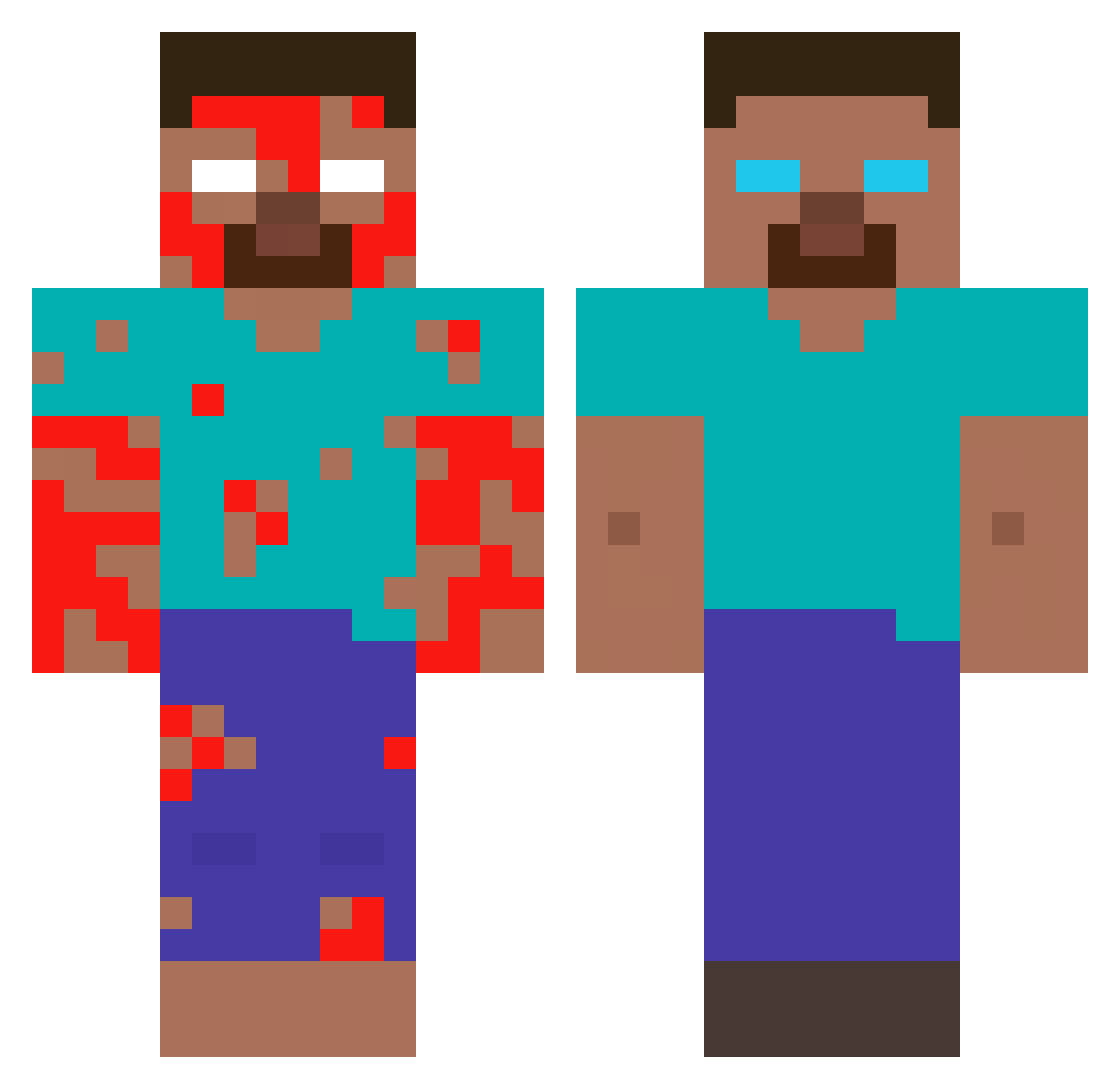S_H_A_D_Ow Minecraft skin, front and back view