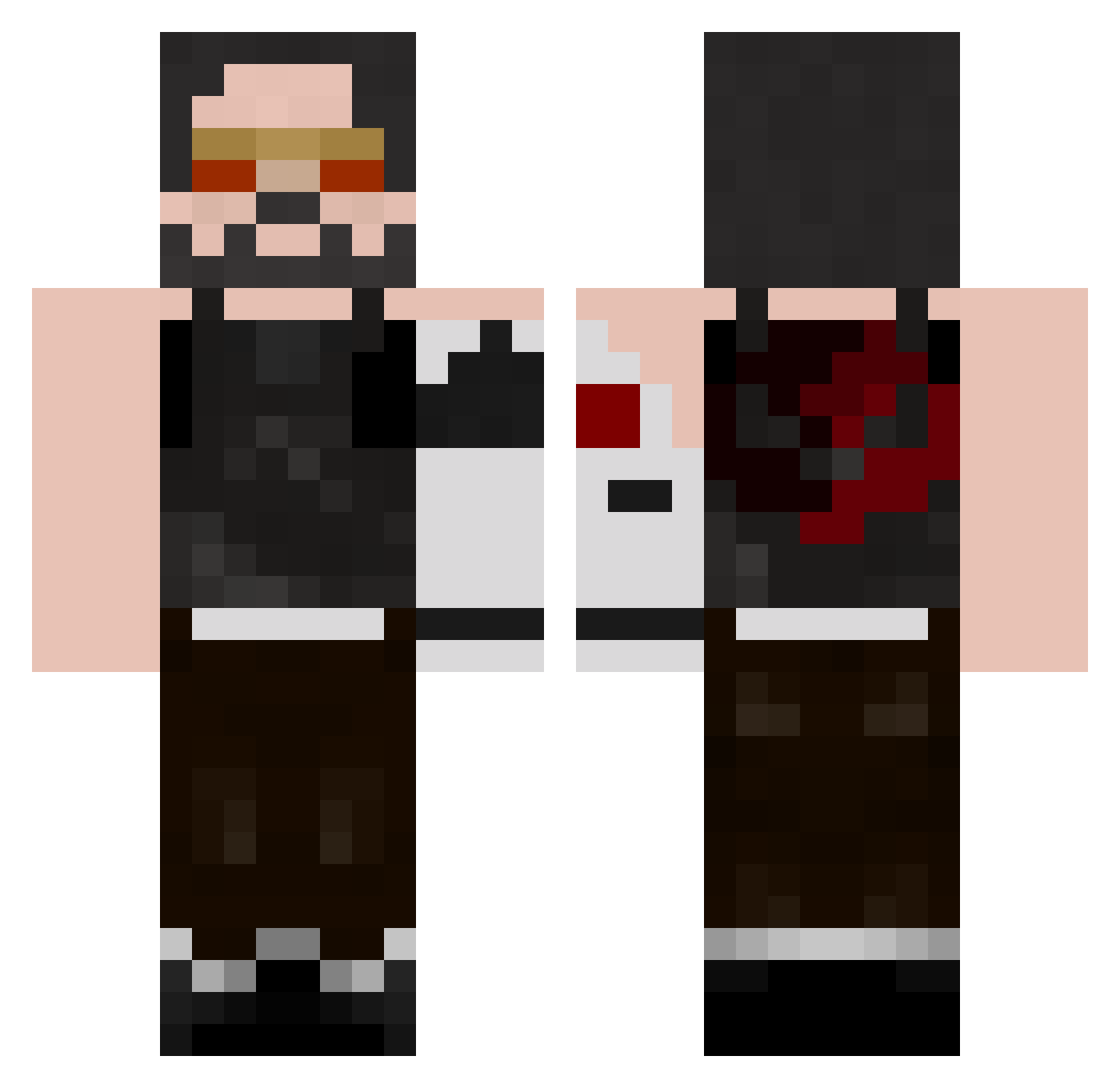 empacem Minecraft skin, front and back view