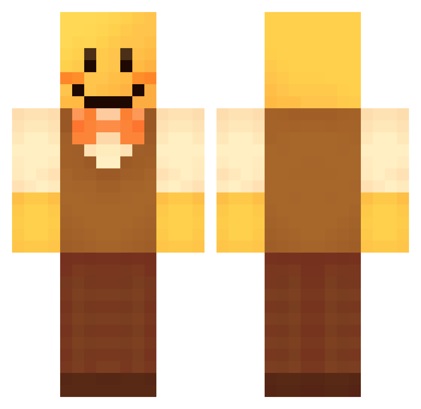CTdrummerguy Minecraft skin, front and back view