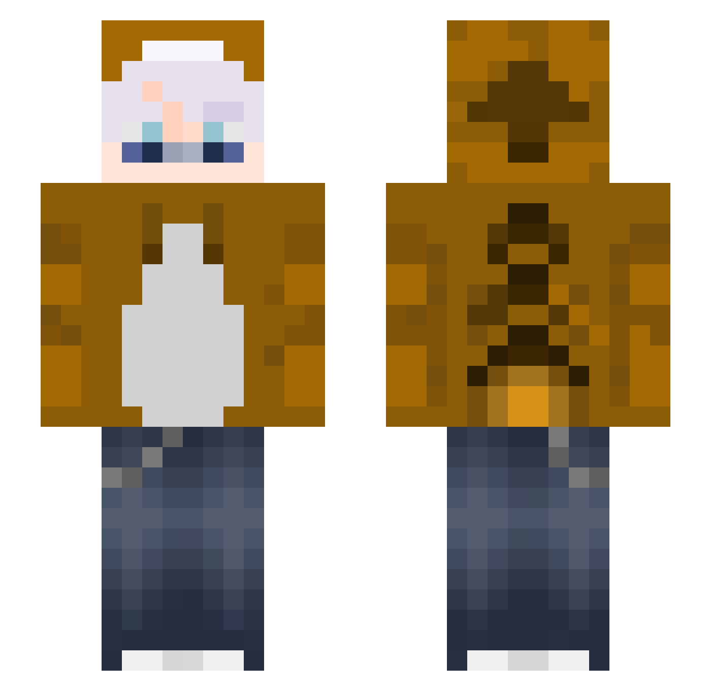 _Nght__ Minecraft skin, front and back view