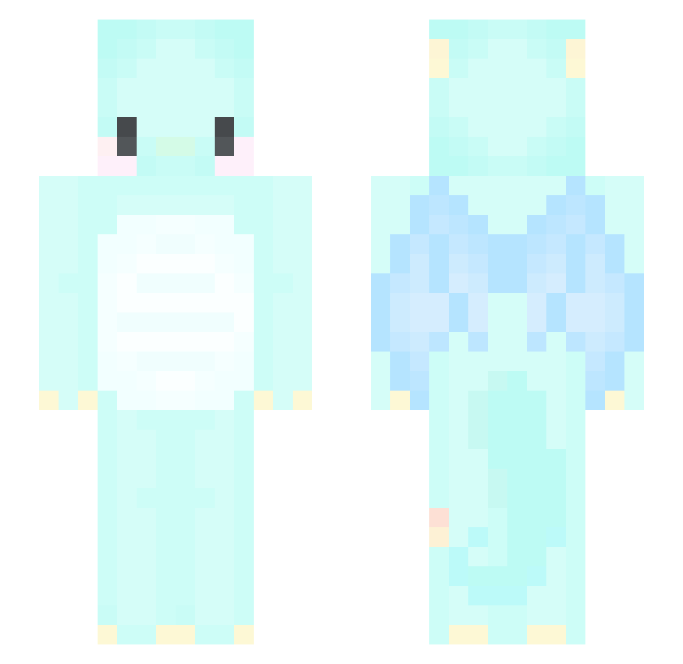 StubblyCap73866 Minecraft skin, front and back view