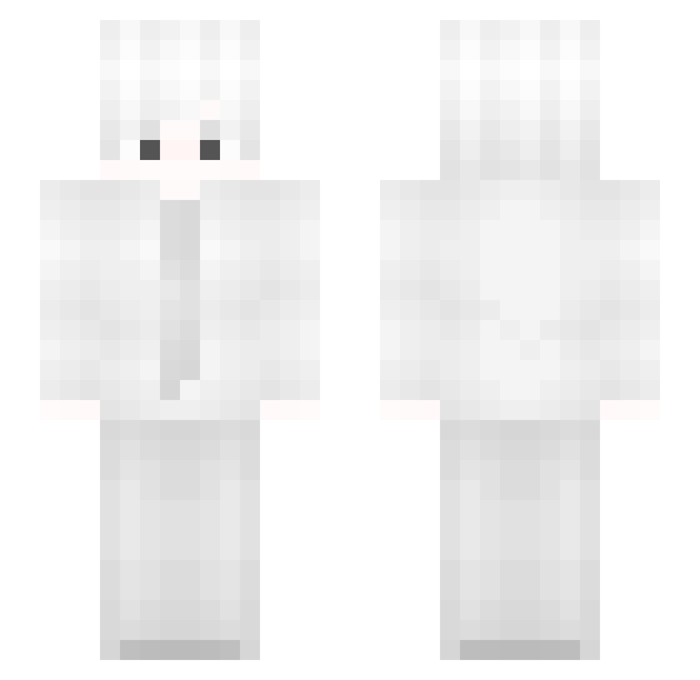 SlimHype_ Minecraft skin, front and back view