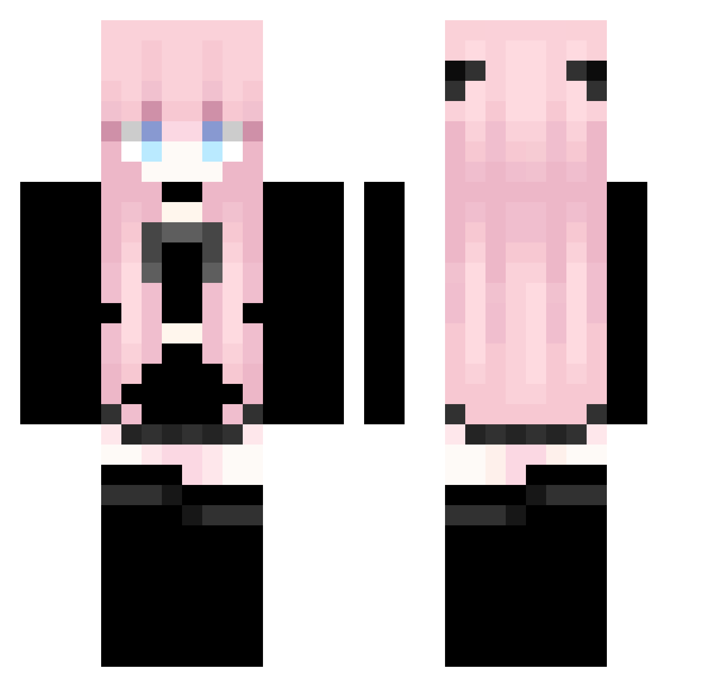 MatiasCL Minecraft skin, front and back view