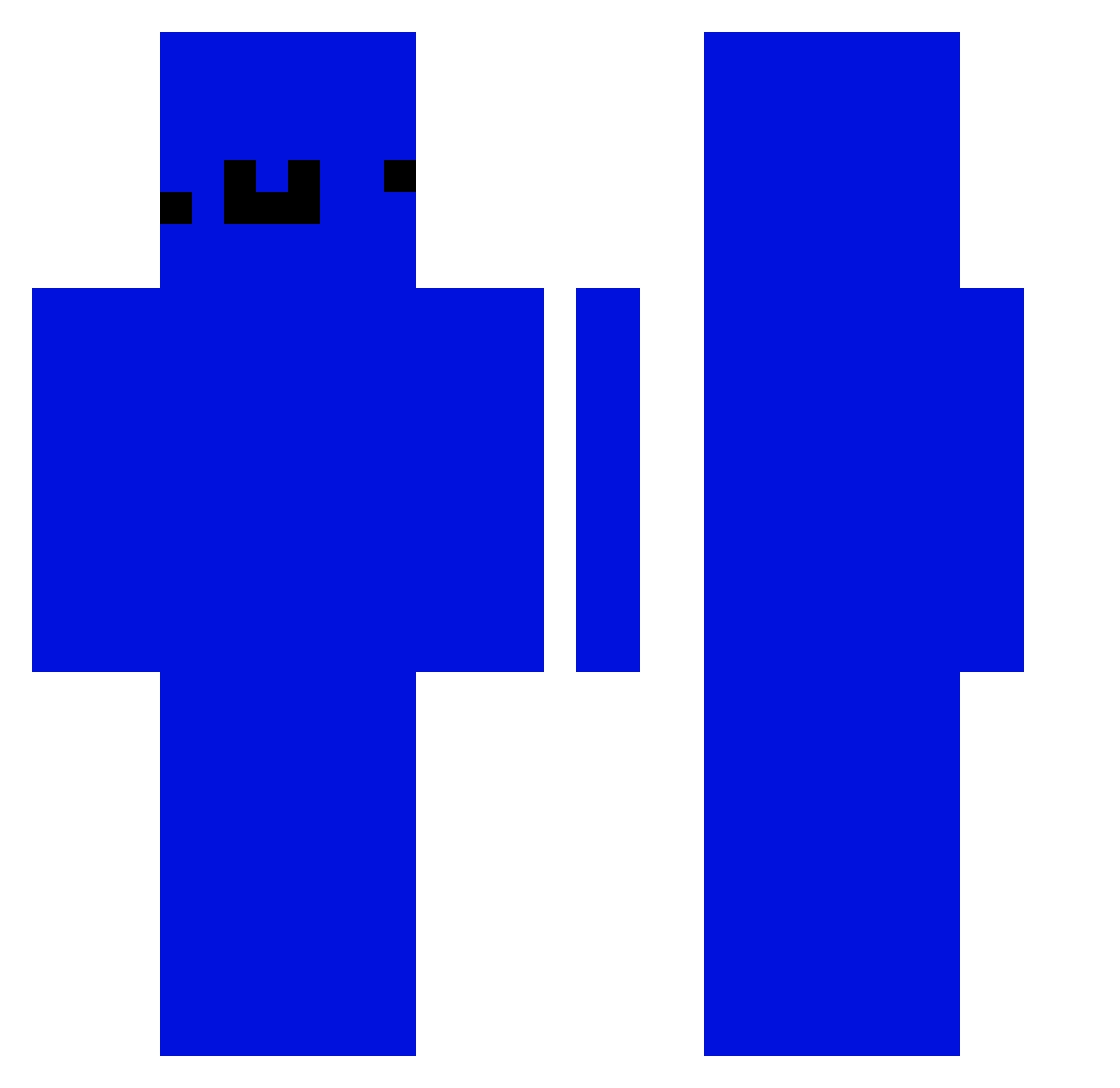 Finn_078 Minecraft skin, front and back view
