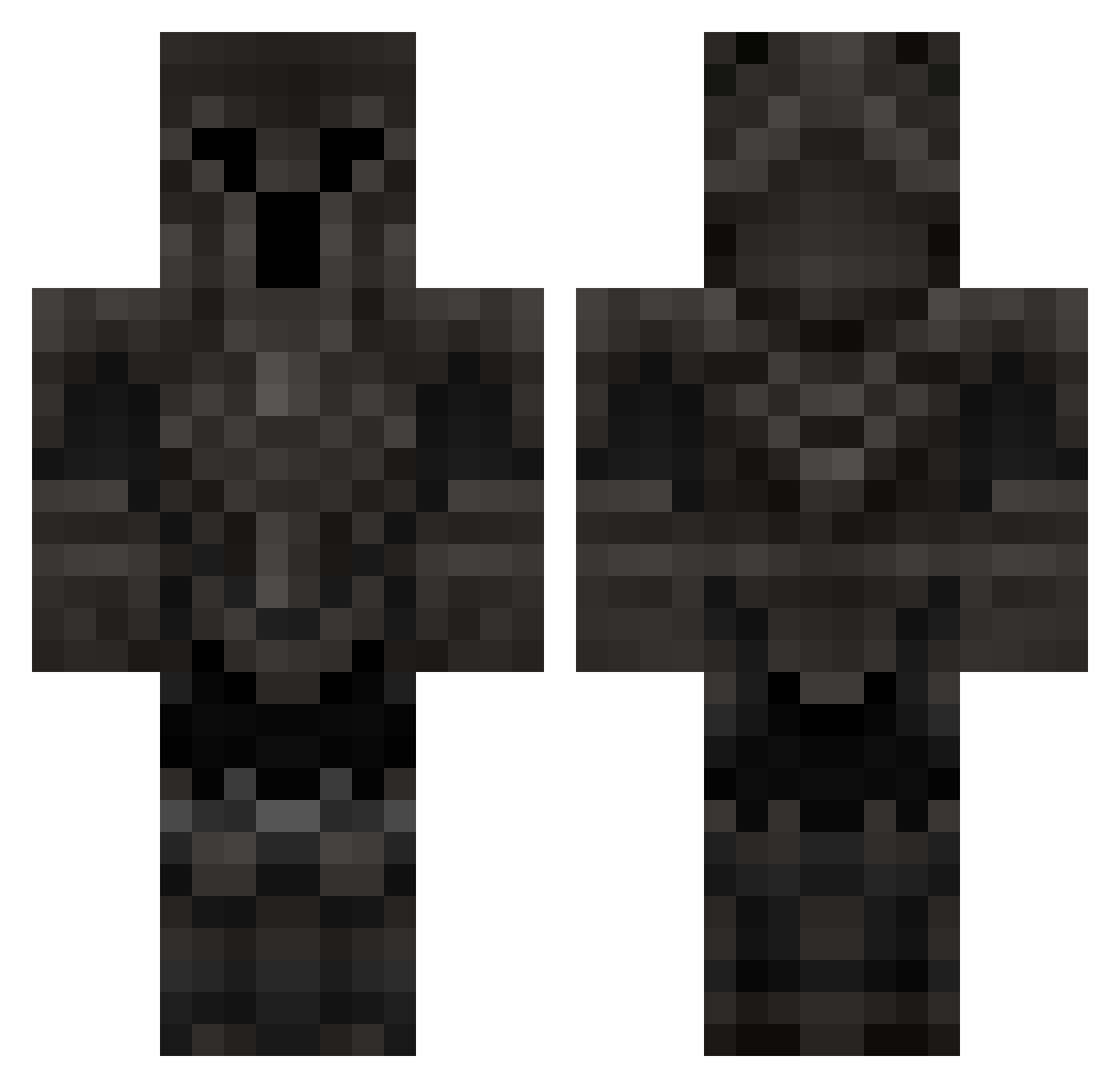 SAVK2014 Minecraft skin, front and back view
