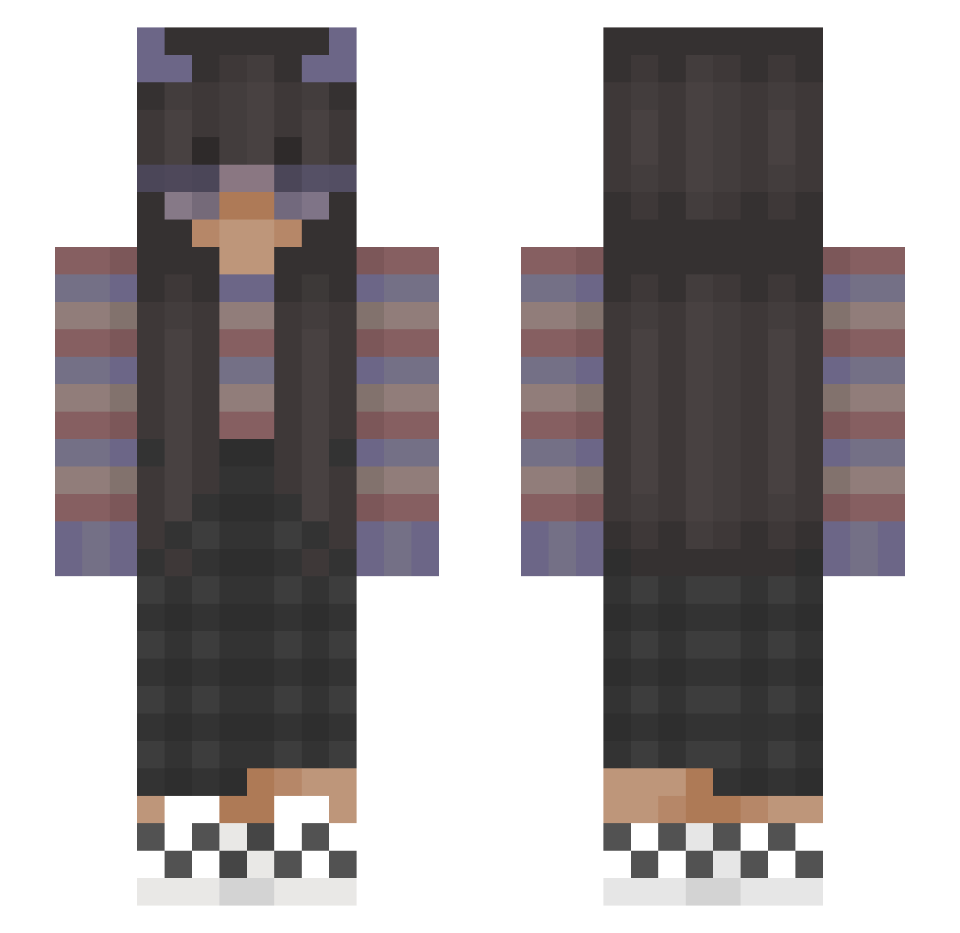 CPDD___ Minecraft skin, front and back view