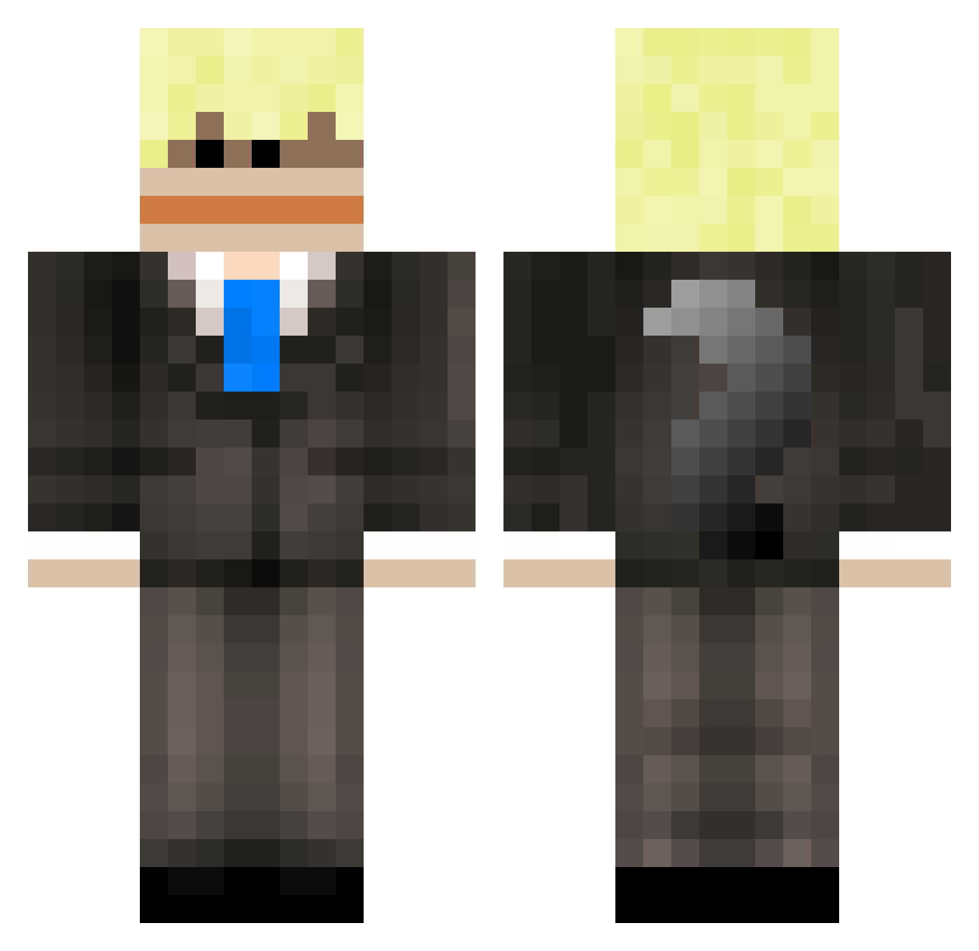 Mr_Wheelz101 Minecraft skin, front and back view