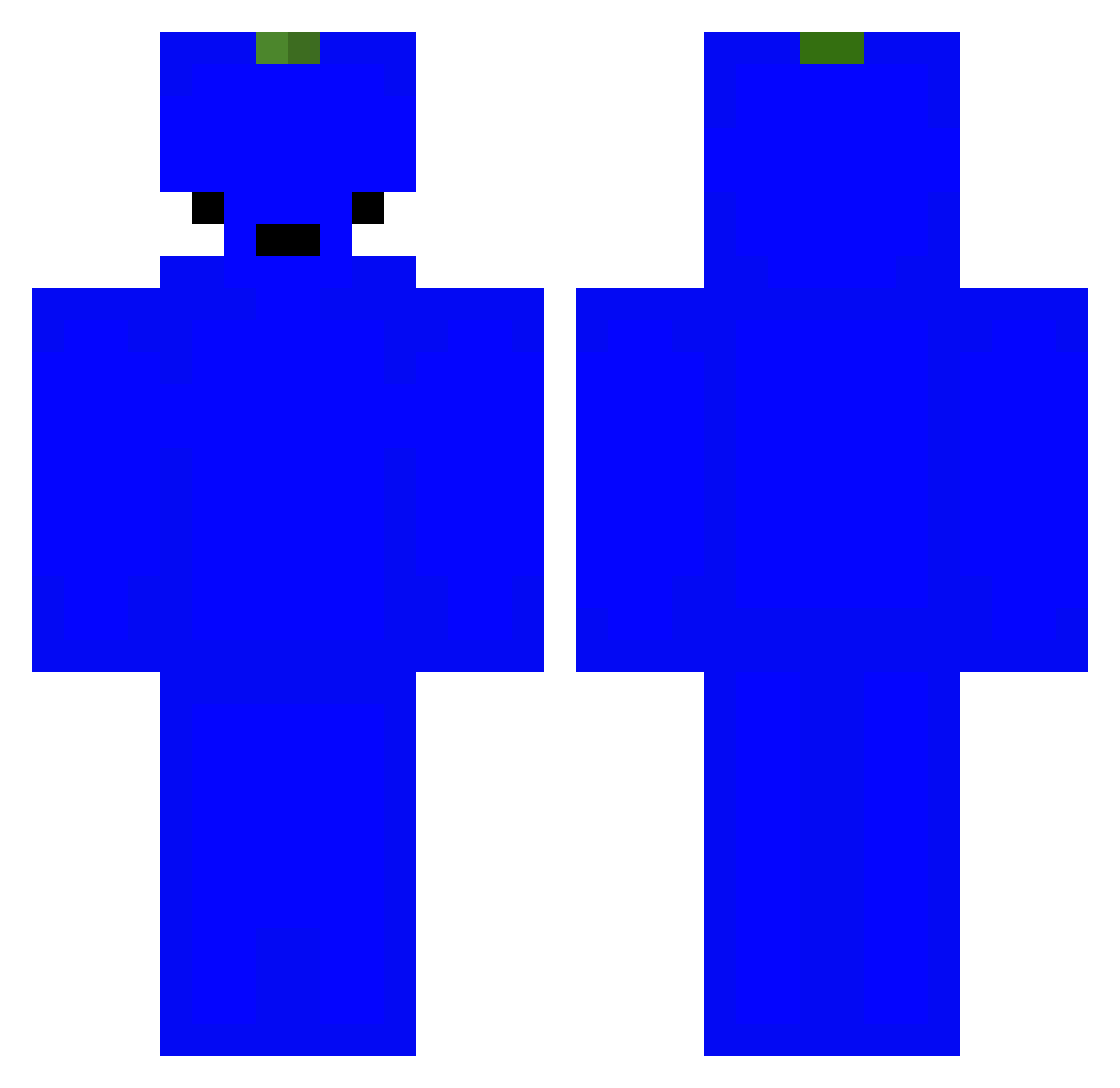 lron_59 Minecraft skin, front and back view