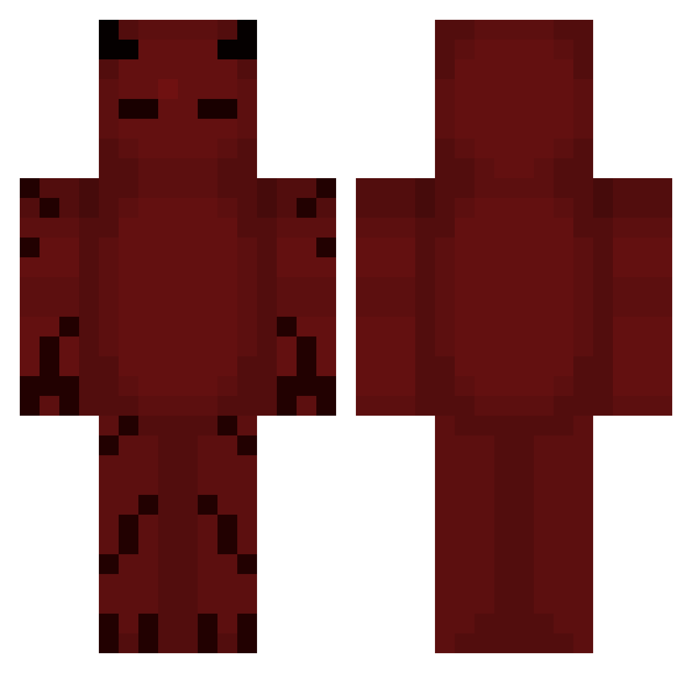 Rose_Thief Minecraft skin, front and back view