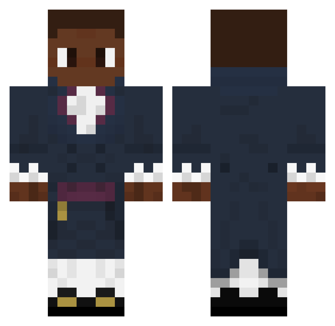FranzHermann__ Minecraft skin, front and back view