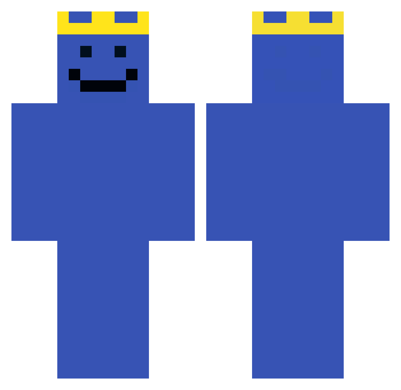 IsakNorway17 Minecraft skin, front and back view