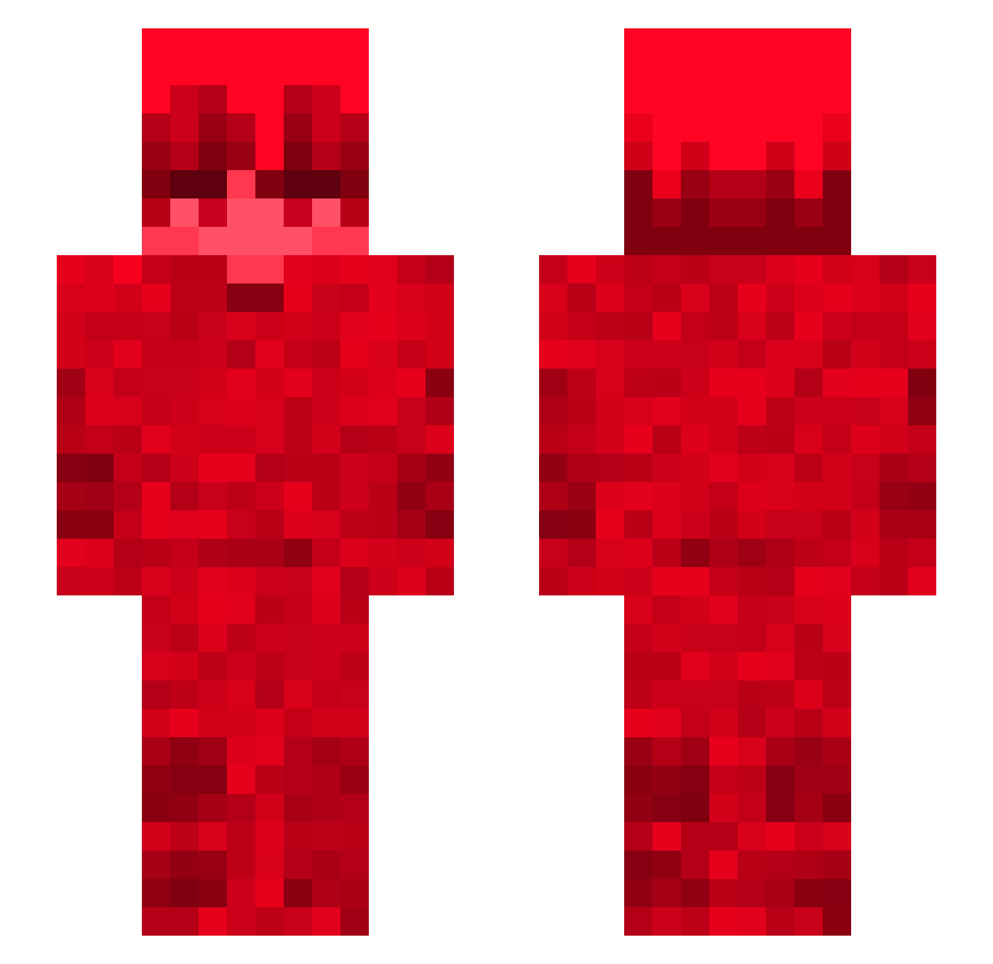 Kpicks Minecraft skin, front and back view