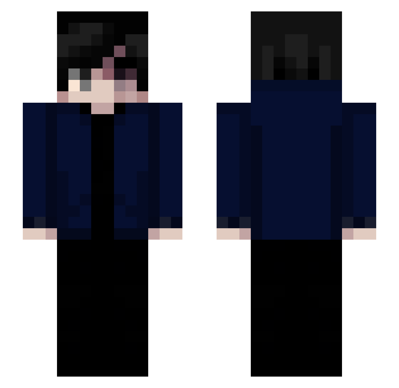Forsetir11 Minecraft skin, front and back view