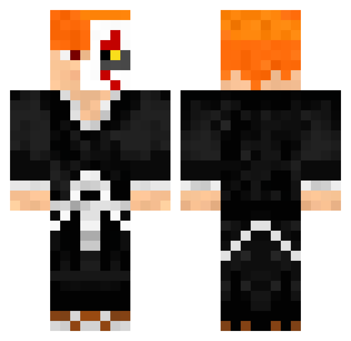 Tonin_69 Minecraft skin, front and back view