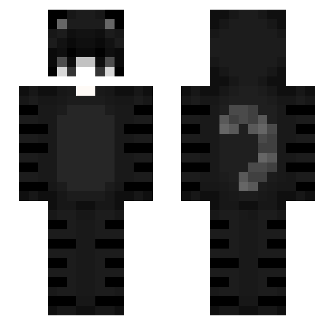 leetifyy Minecraft skin, front and back view