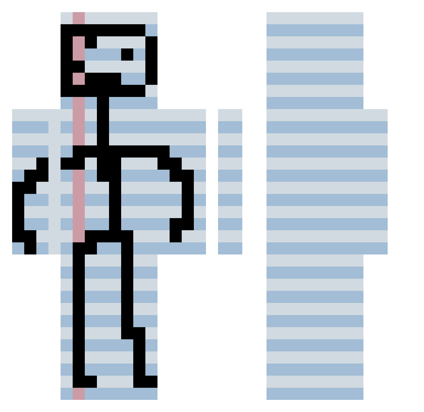 JoseGallego21 Minecraft skin, front and back view