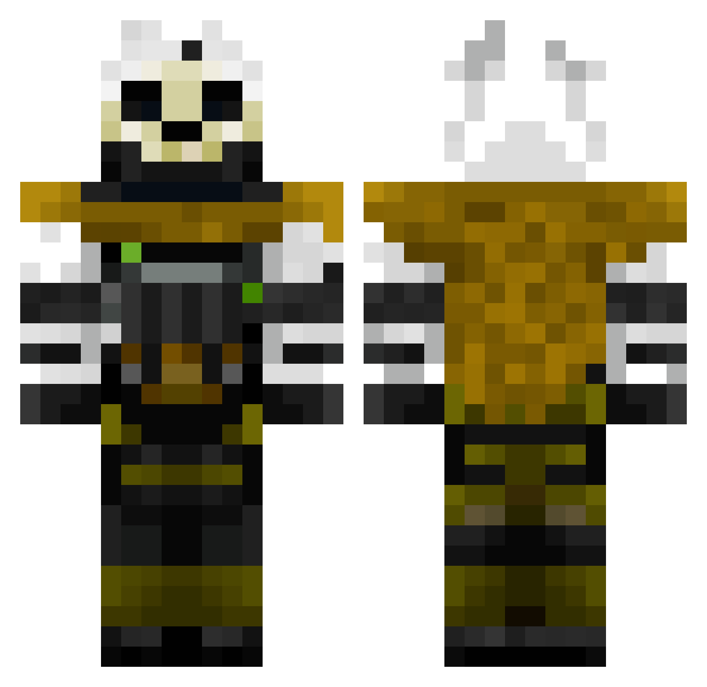 KyogreLoverIII Minecraft skin, front and back view
