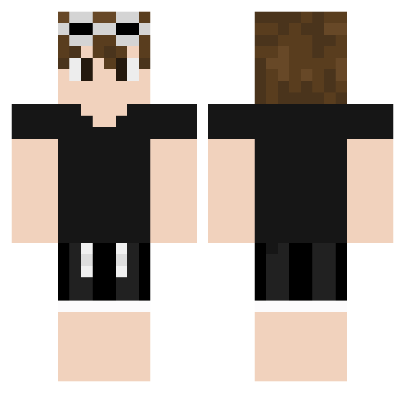 PaladinDurum Minecraft skin, front and back view