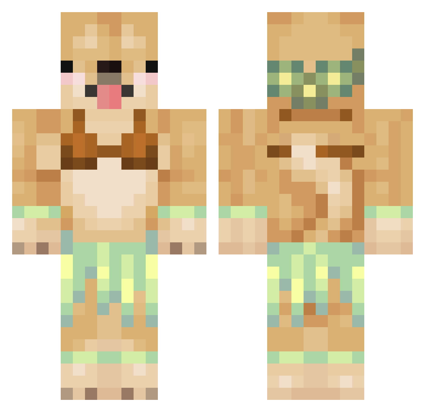 ll_Alitas_ll Minecraft skin, front and back view
