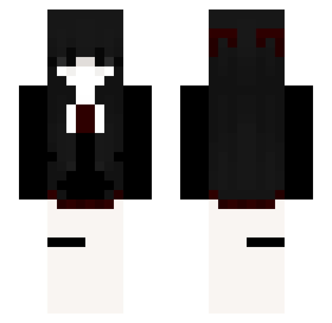 oscar3512 Minecraft skin, front and back view