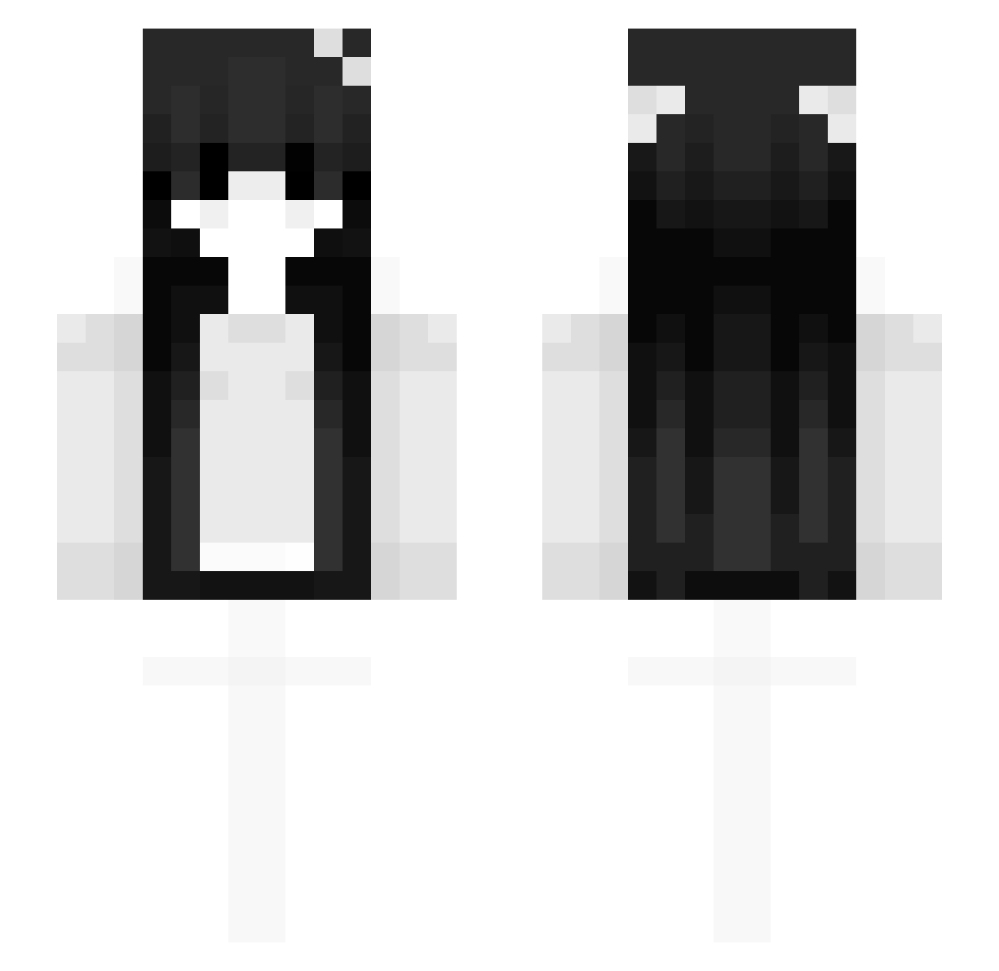 Kugo_10 Minecraft skin, front and back view