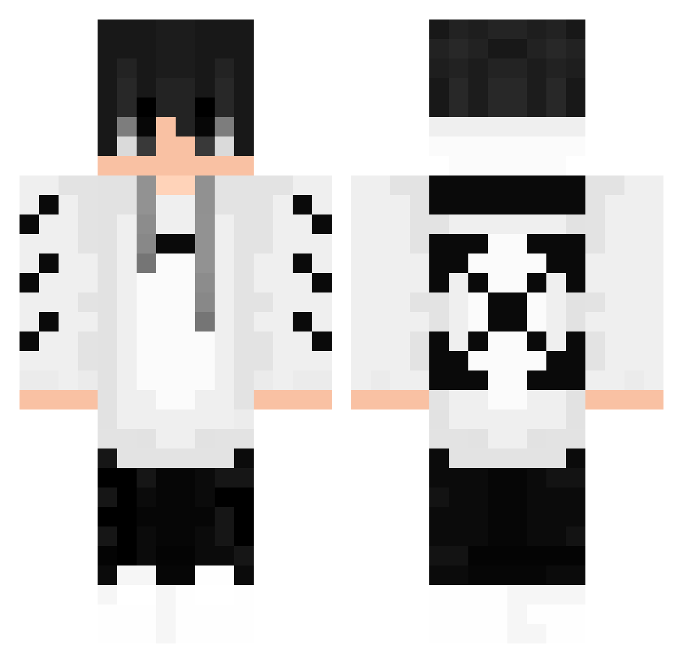 adriGAME271 Minecraft skin, front and back view