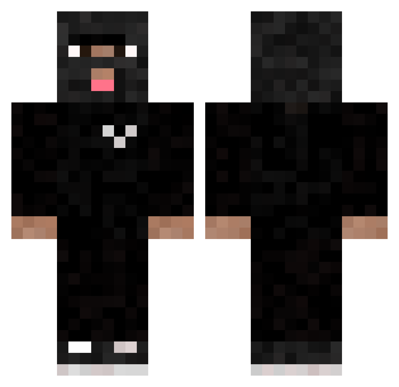 Tomeczeq_ Minecraft skin, front and back view