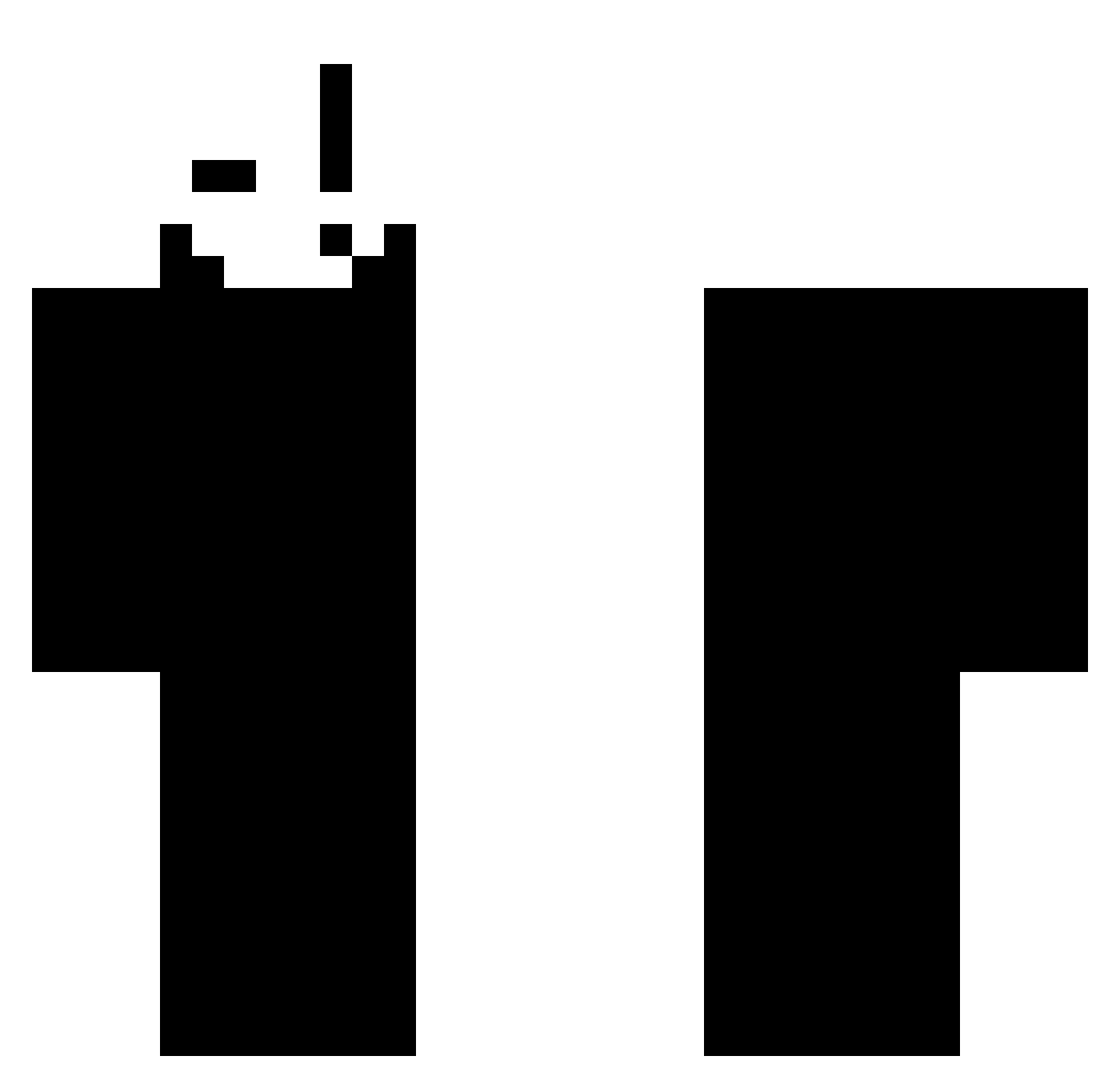 _CHEATCLIENT Minecraft skin, front and back view