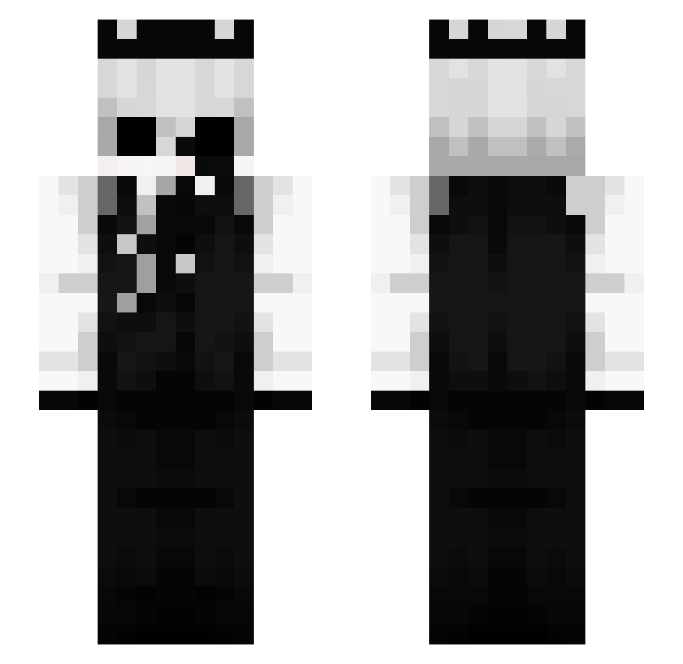almajedey_KWT Minecraft skin, front and back view