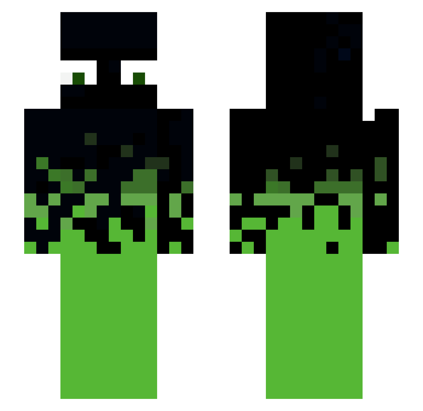 Kaktusgame1 Minecraft skin, front and back view