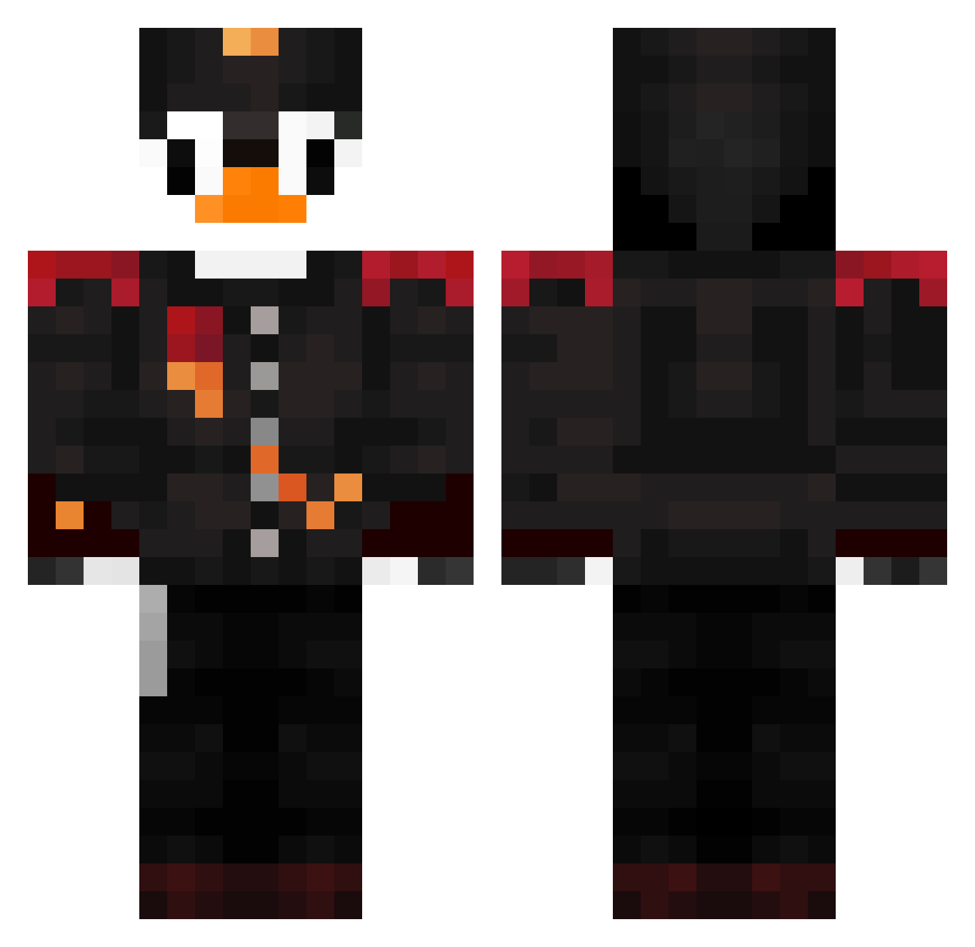 _rico4 Minecraft skin, front and back view