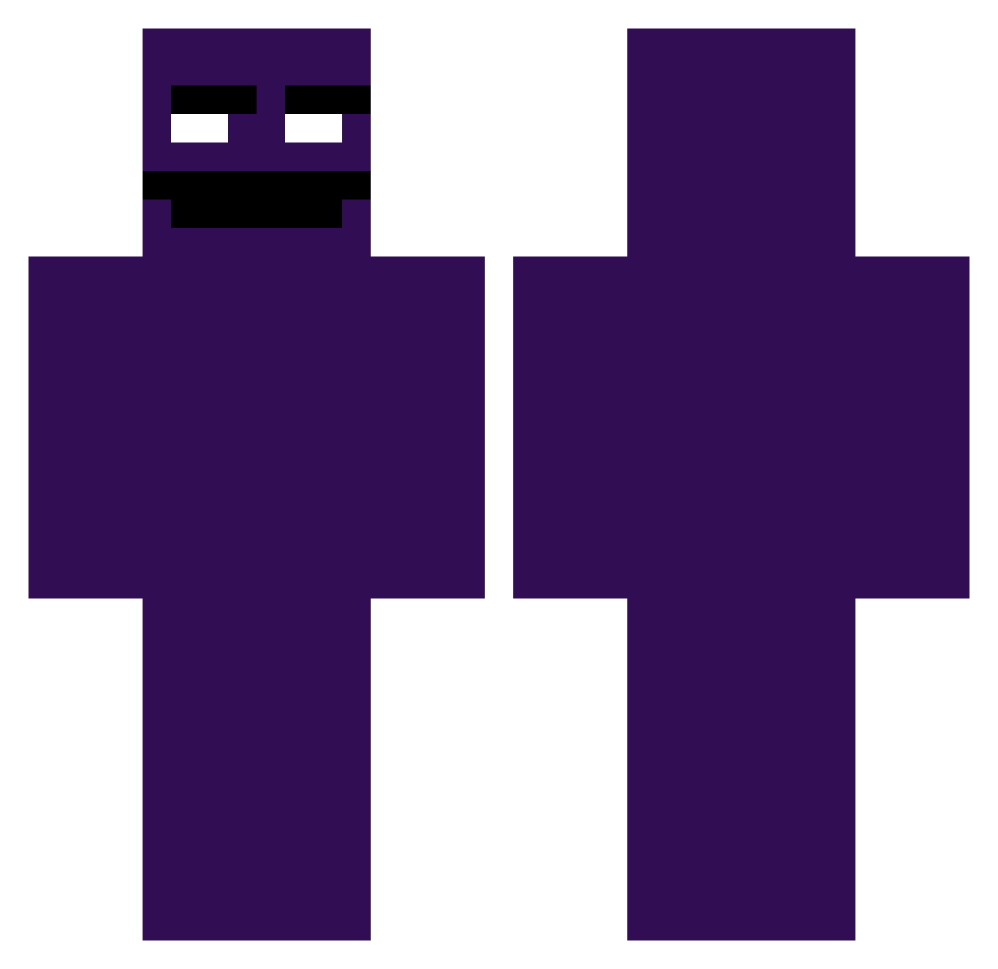 __GamerVigilante Minecraft skin, front and back view