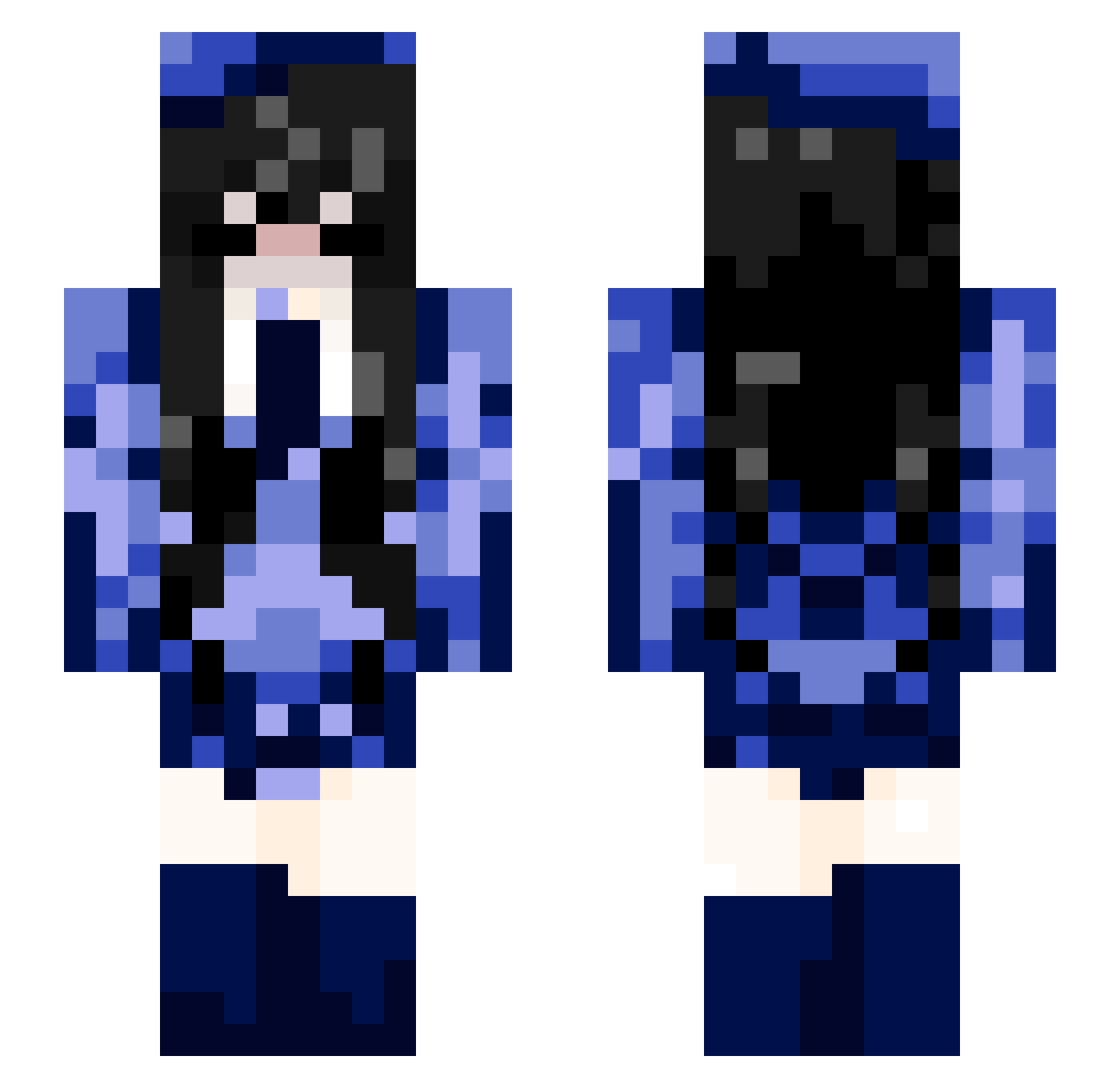 ALEX_VINCENT_SEN Minecraft skin, front and back view