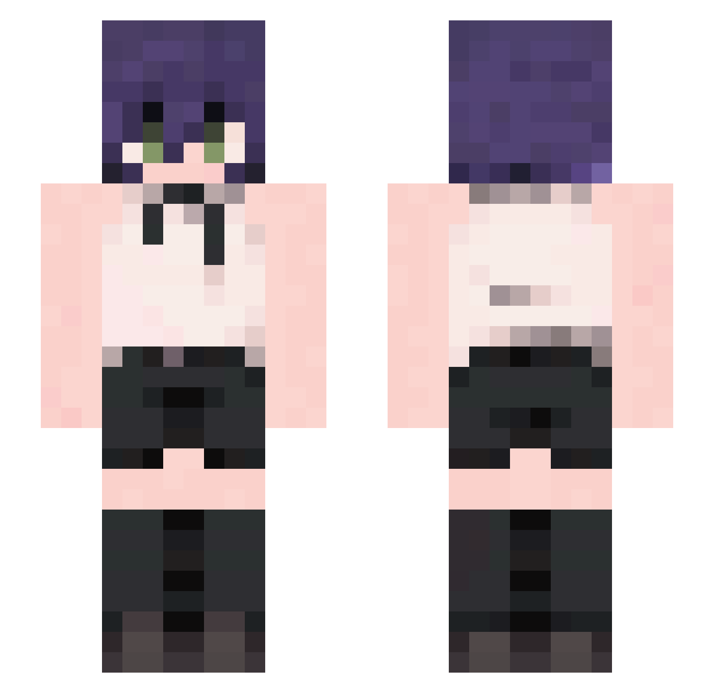 Altar_Lefty8626 Minecraft skin, front and back view