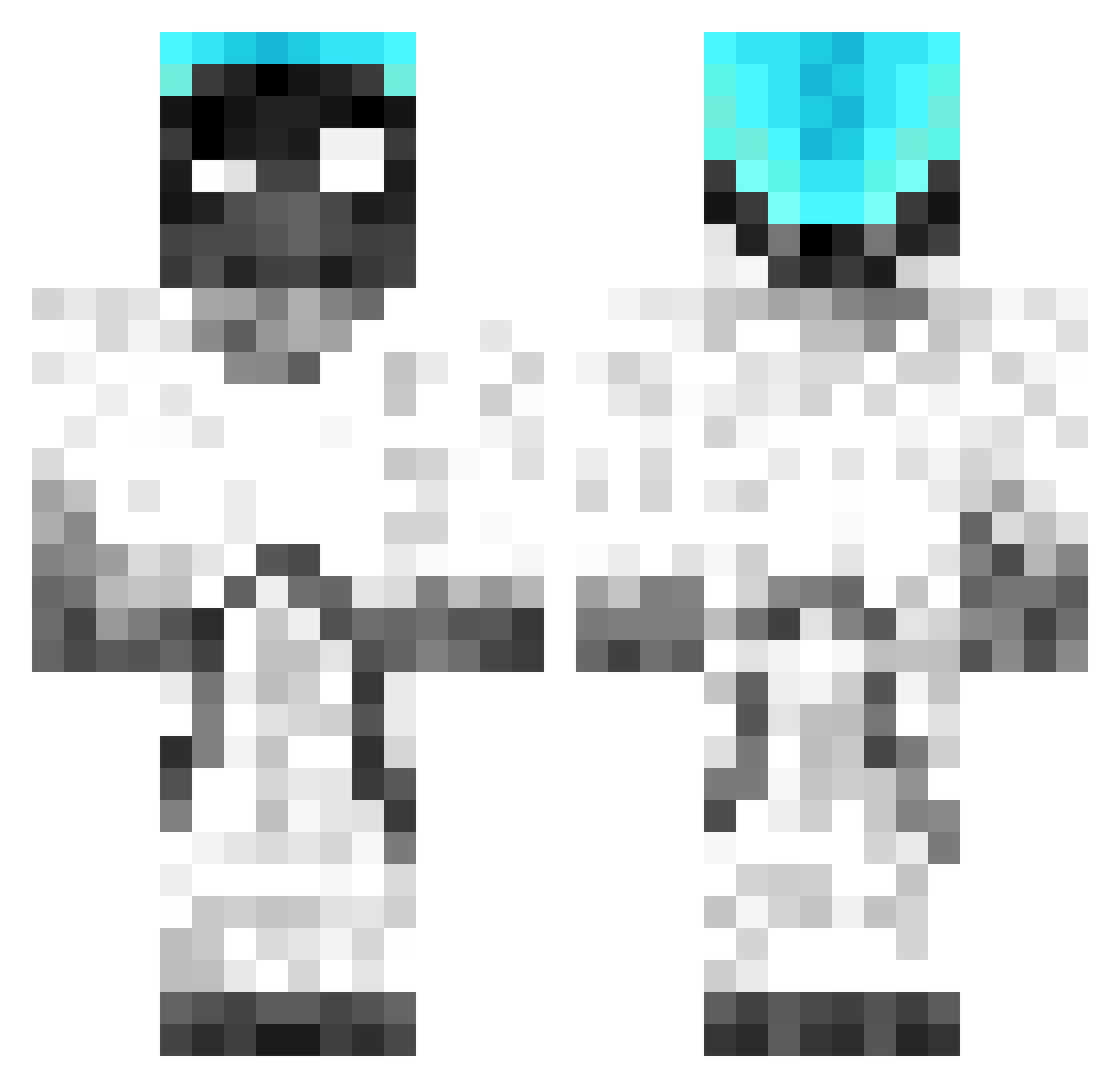 _xyecoc_228 Minecraft skin, front and back view
