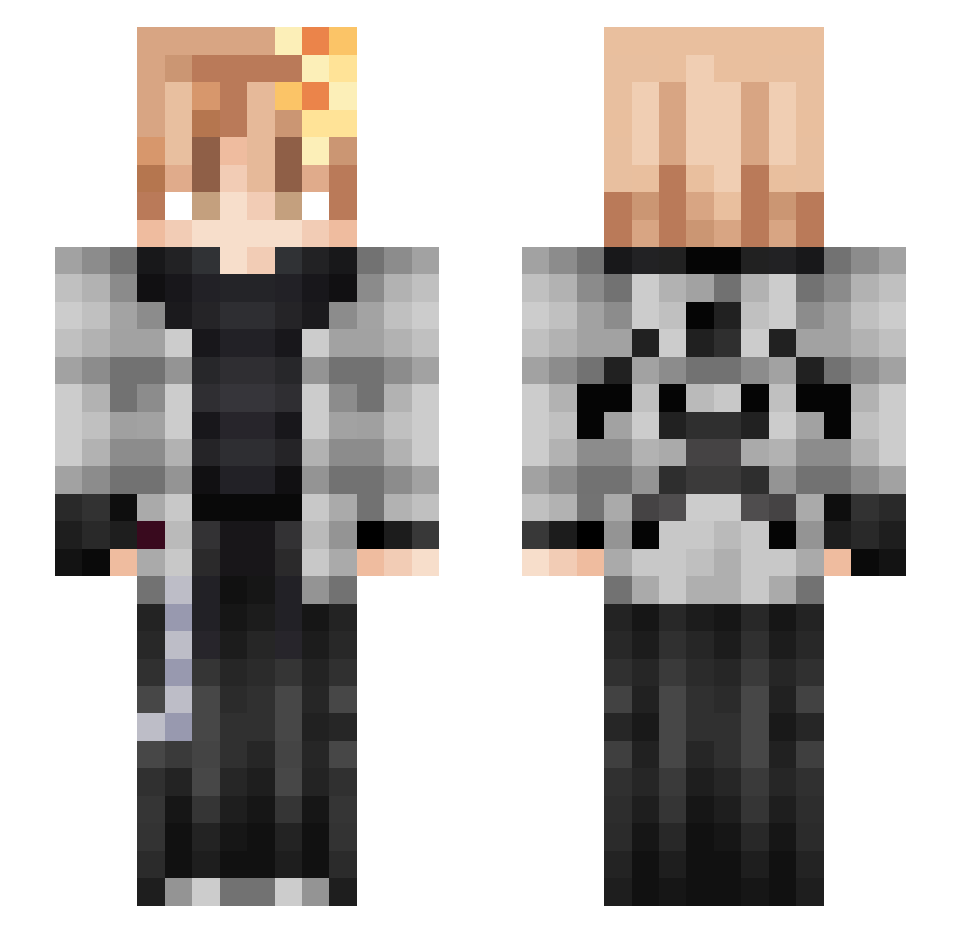 ChiezK3q_ Minecraft skin, front and back view