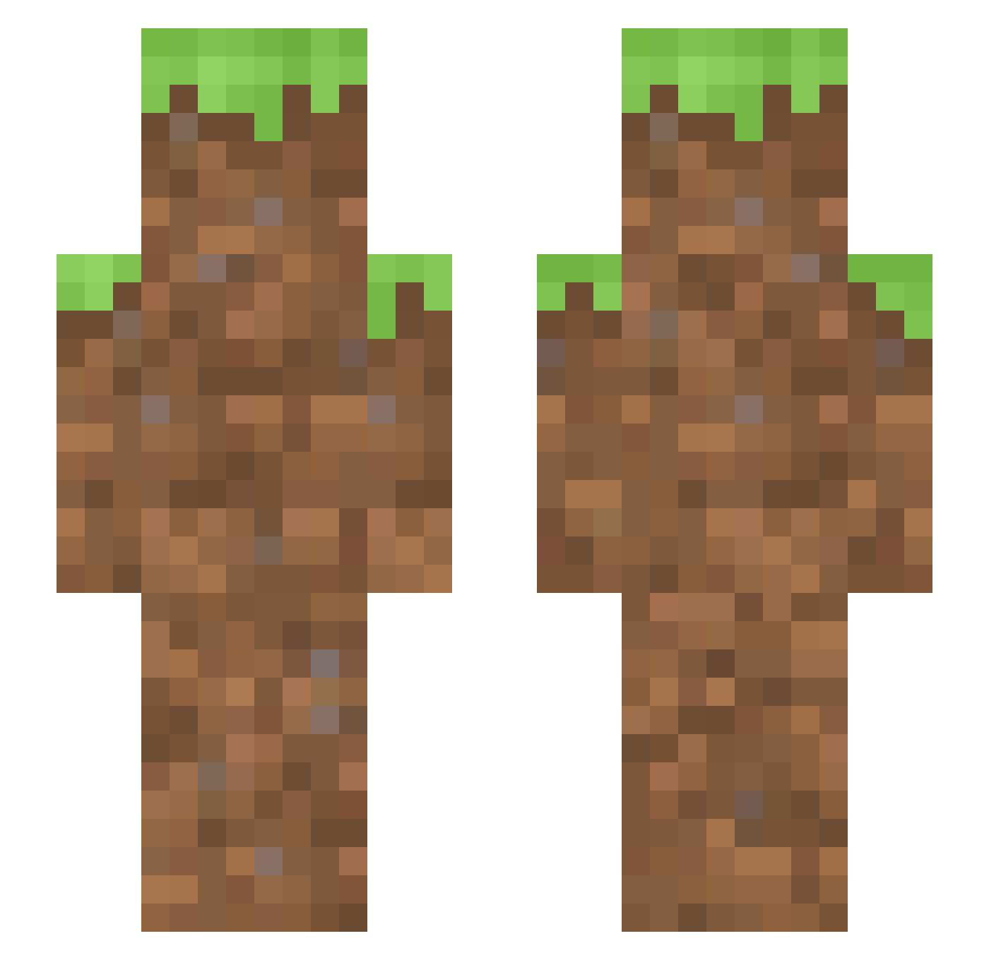 netheriteking6 Minecraft skin, front and back view