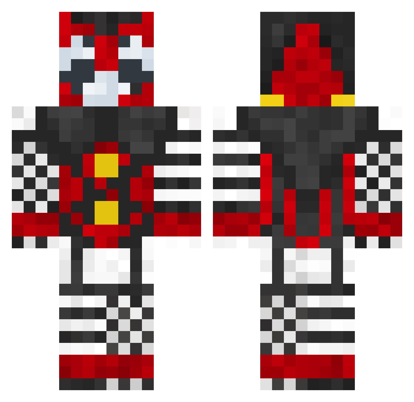 MrCheesey1024 Minecraft skin, front and back view