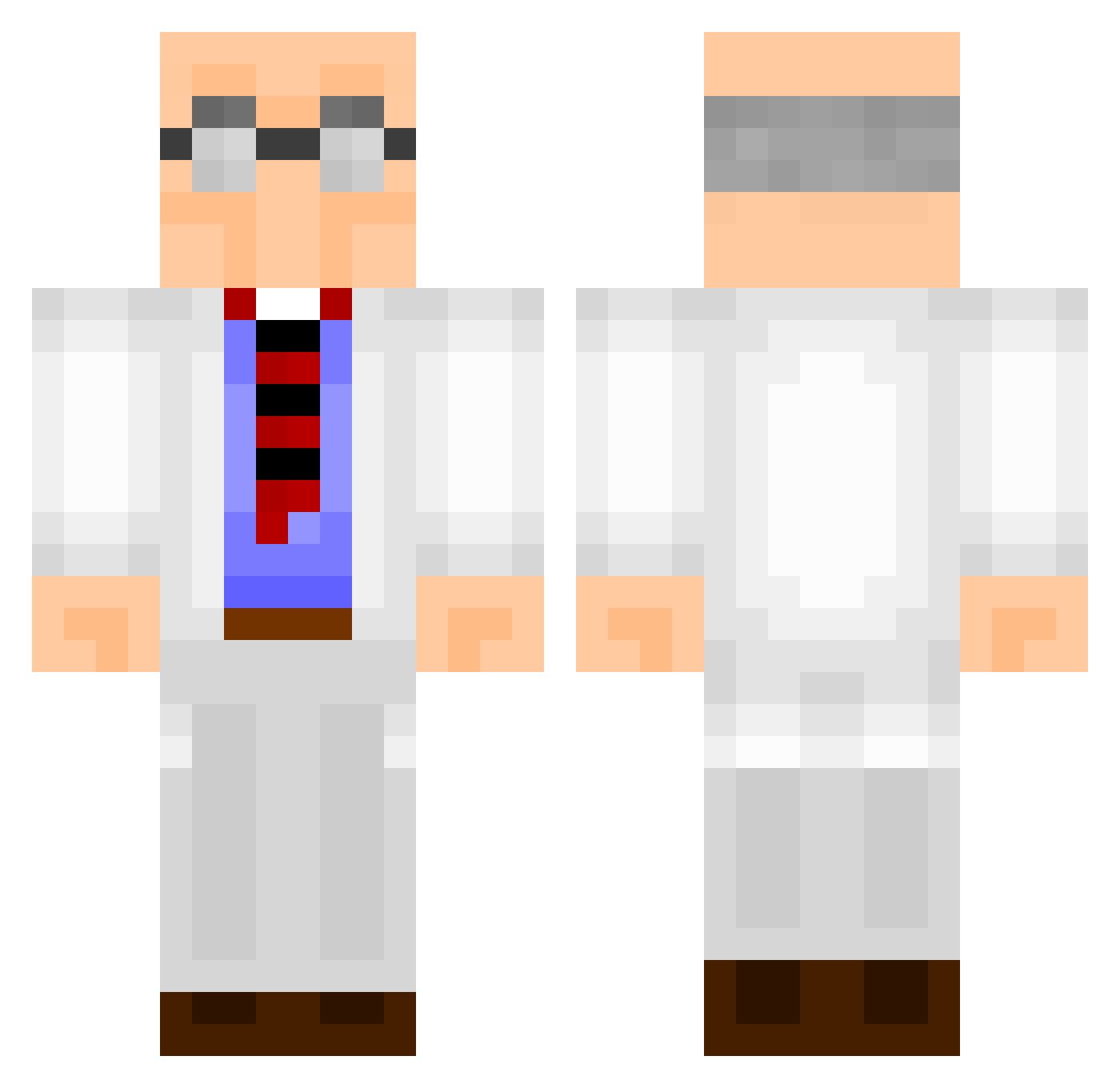 viktorerik1 Minecraft skin, front and back view