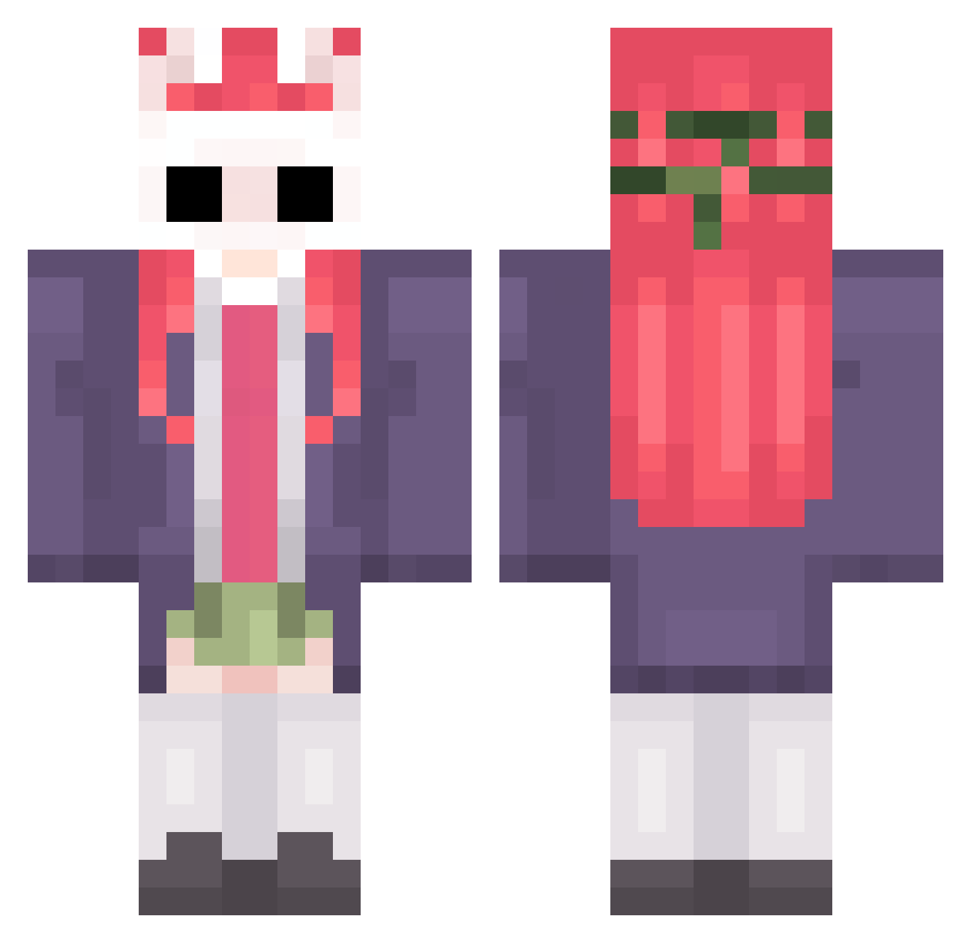 osalvadore Minecraft skin, front and back view