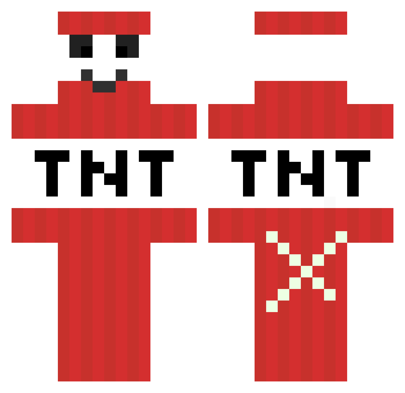 chamape1234 Minecraft skin, front and back view