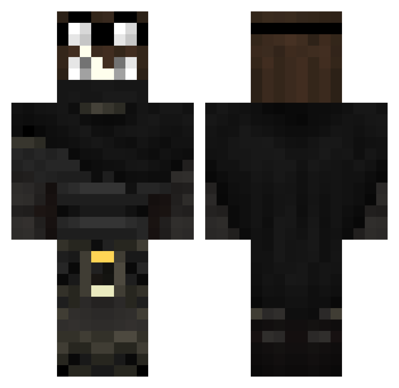 vic__k Minecraft skin, front and back view