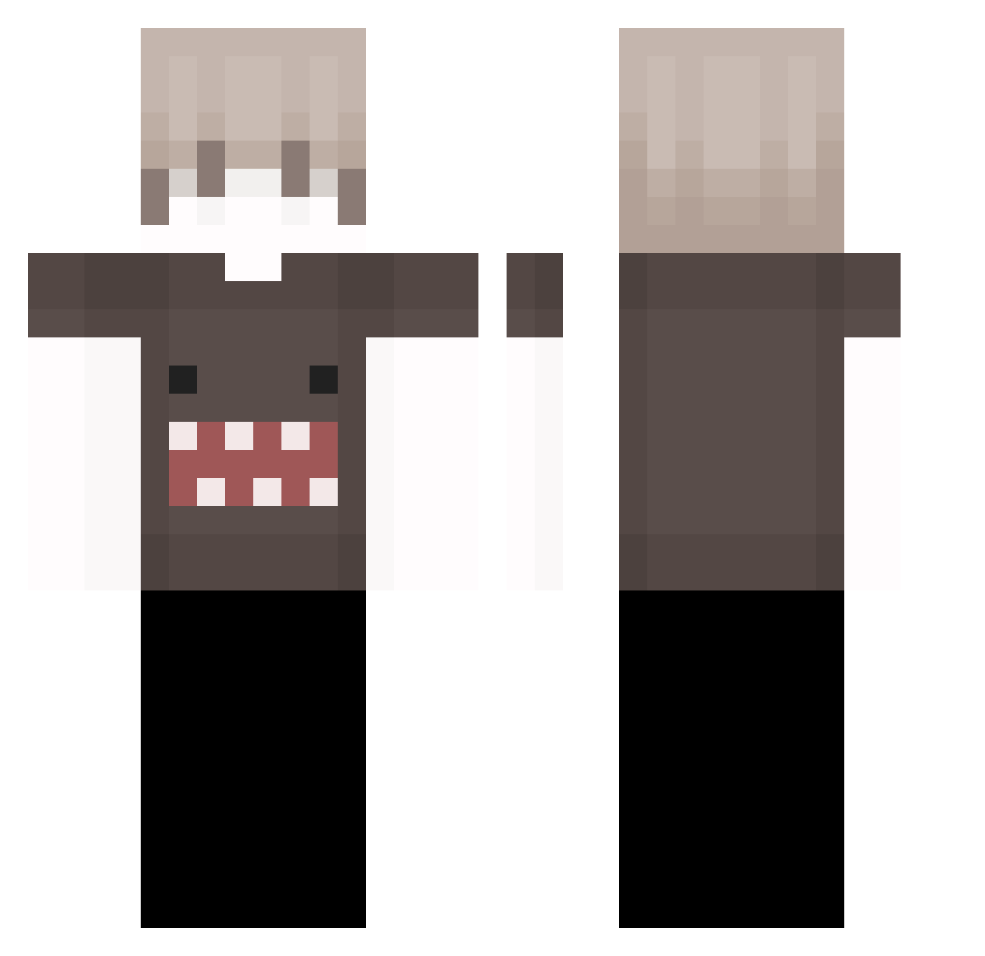 Felix_Lorenz Minecraft skin, front and back view